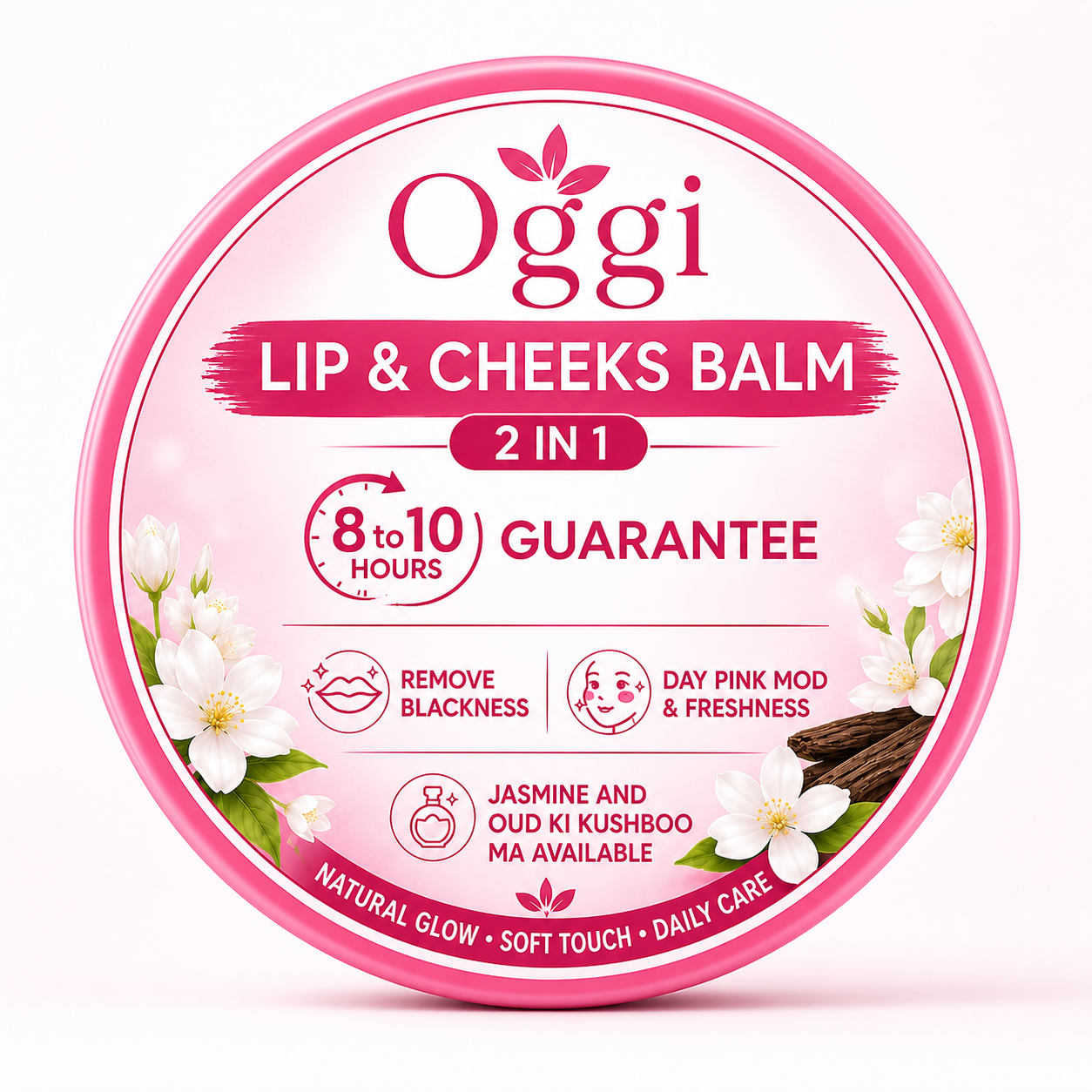 OGGI STORE Lip & Cheeks Balm label